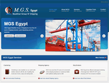 Tablet Screenshot of mgs-egypt.com